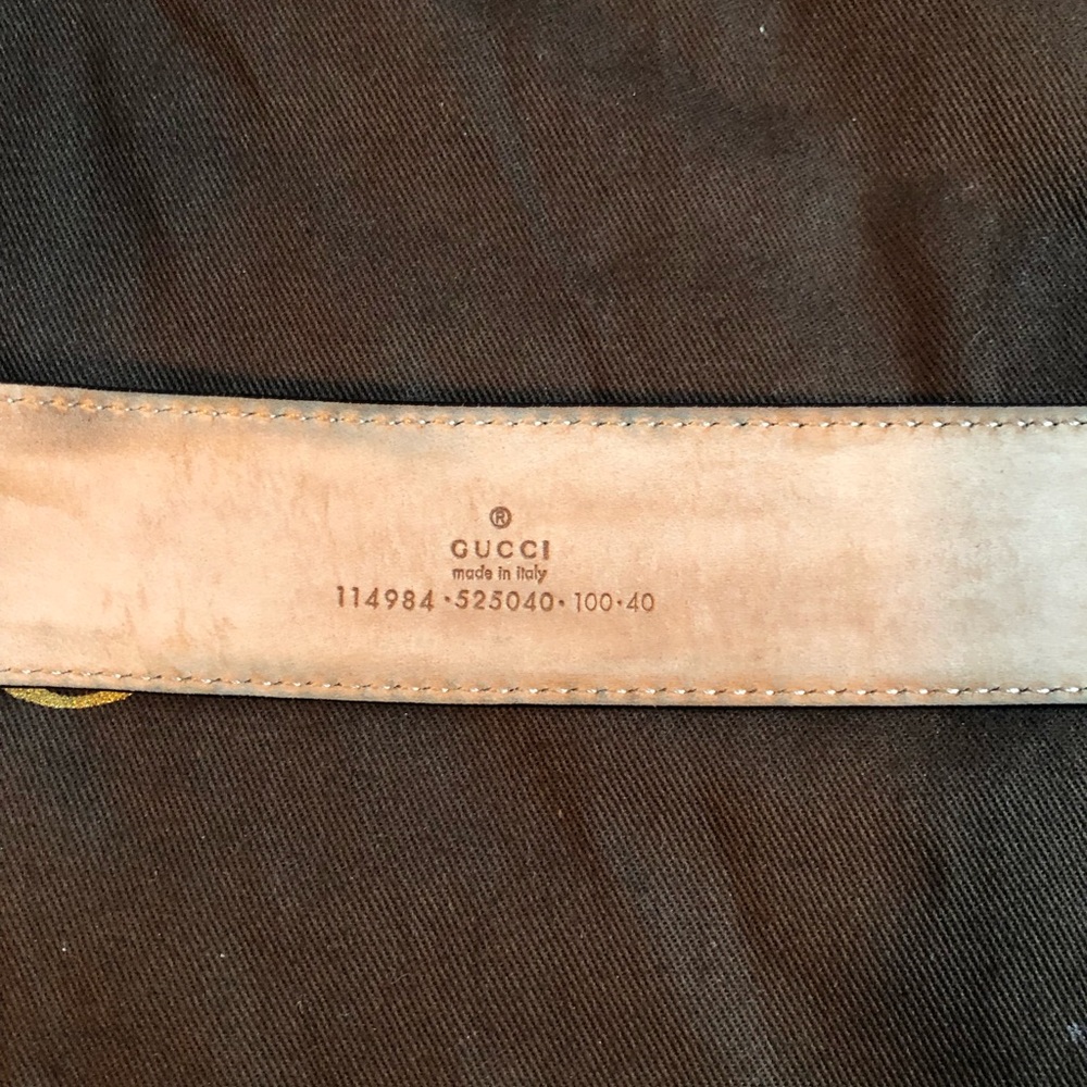 Gucci Black Guccisima leather belt -40/100 - Picture 4 of 6